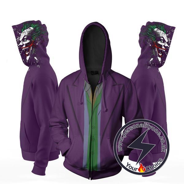 Joker Zip - Joker Zip 3D - Joker Hoodies Jackets